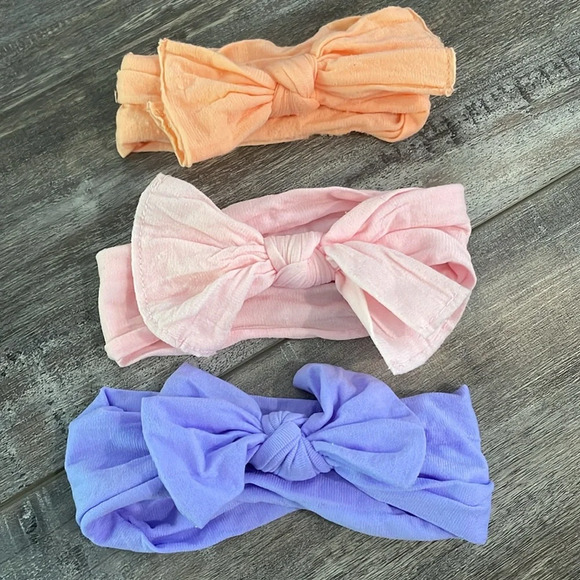 10 piece/Lot Baby Toddler Girls Stretch Knit Headbands - Picture 3 of 5